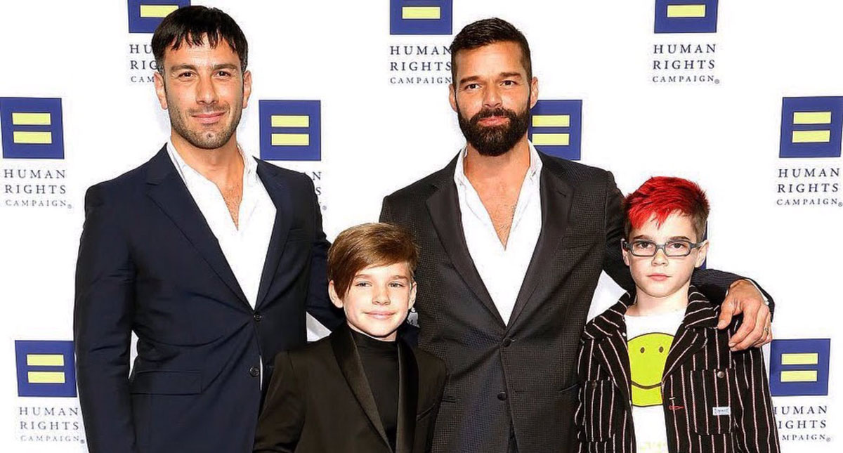Ricky Martin anuncia que él y su esposo esperan a su cuarto hijo