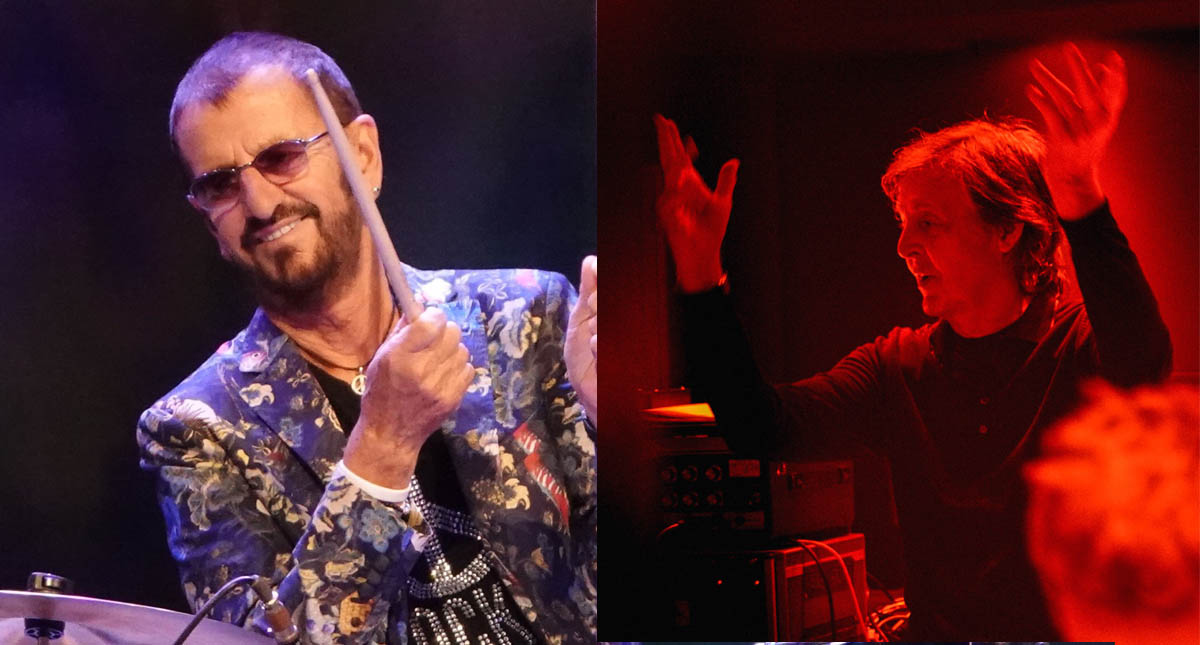 Ringo Starr y Paul McCartney homenajean a John Lennon
