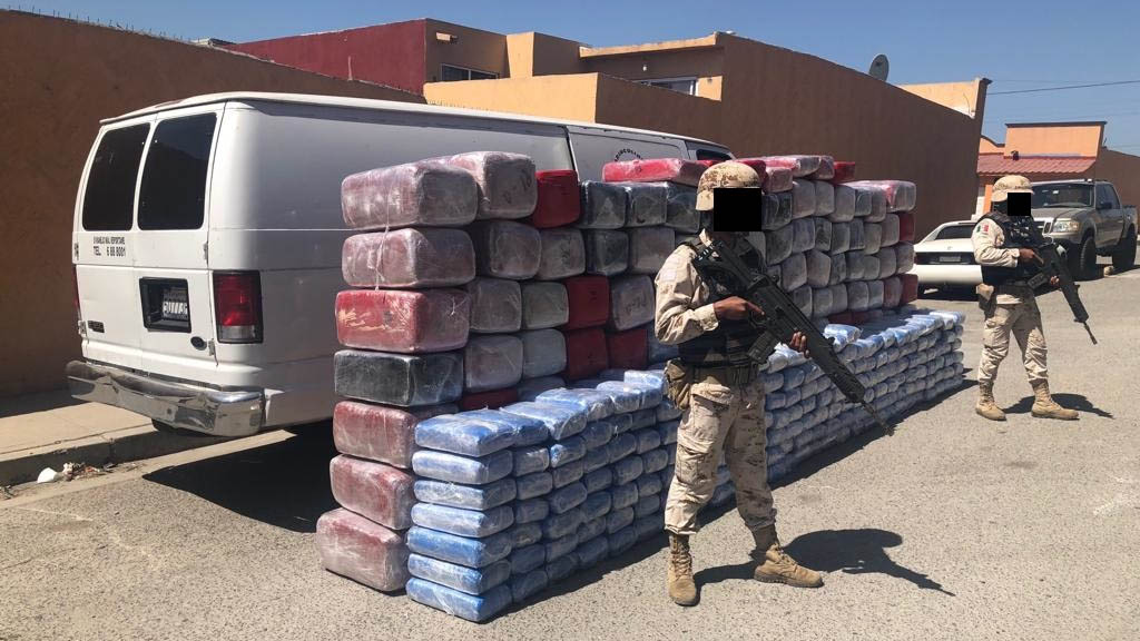 Decomisan casi dos toneladas de mariguana en Tijuana
