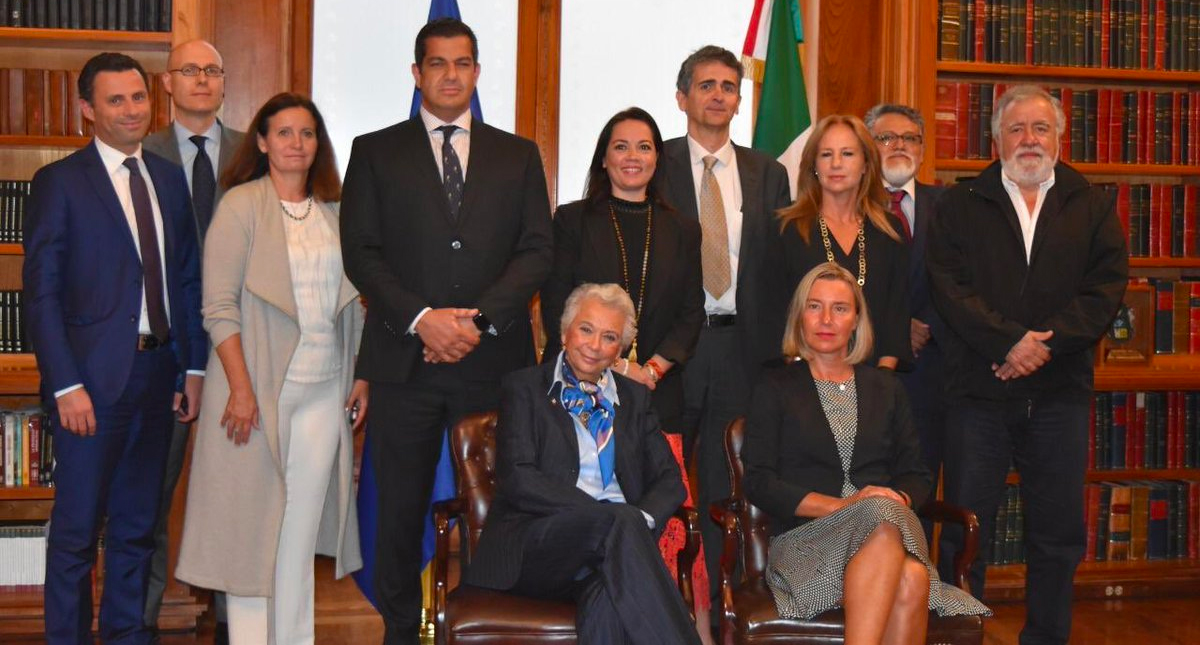 Mogherini y Sánchez Cordero hablan de migración y derechos humanos