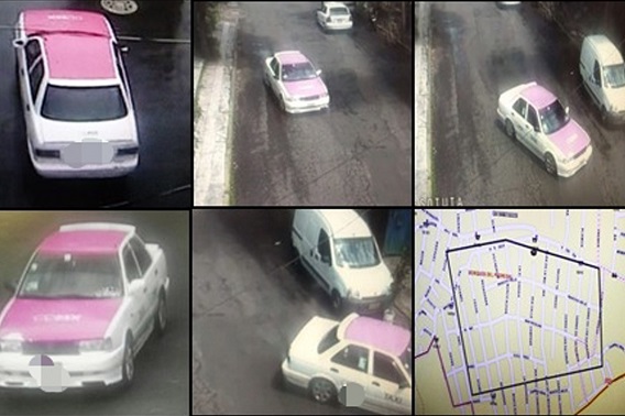 Caen miembros de banda que asesinaba a compradores de auto por internet - taxi-en-el-que-se-movian-los-delincuentes