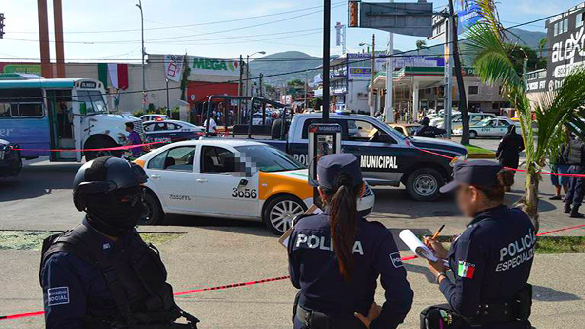 Asesinan a dos taxistas en Acapulco