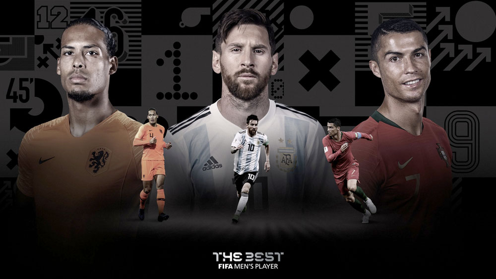 Cristiano, Messi y Van Dijk, finalistas a ‘The Best’ Cristiano, Messi y Van Dijk, finalistas a ‘The Best’