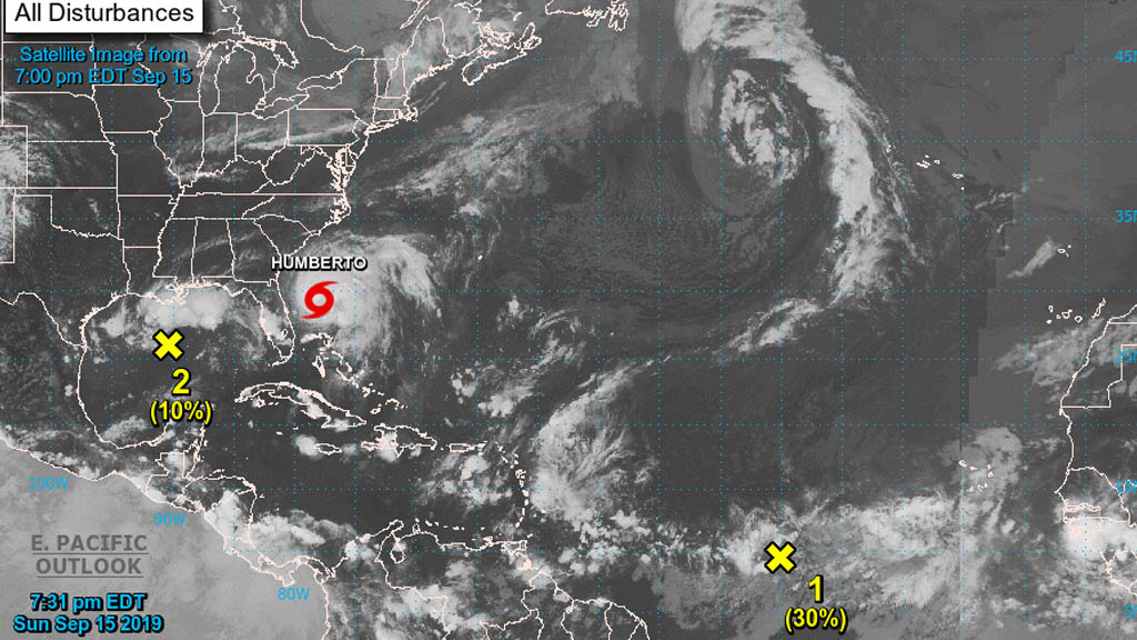 Humberto se fortalece en su camino al norte, Bermudas deben estar atentas