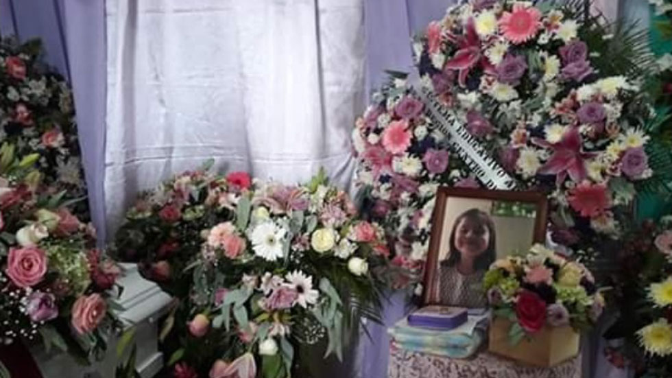 Despiden a niña asesinada por secuestradores en Chiapas