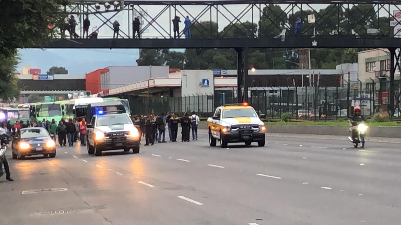 Listos transportistas para movilizaciones desde Metro General Anaya