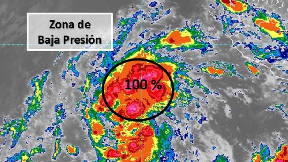 Nuevo ciclón se desarrollará en 48 h al sur de Cabo San Lucas