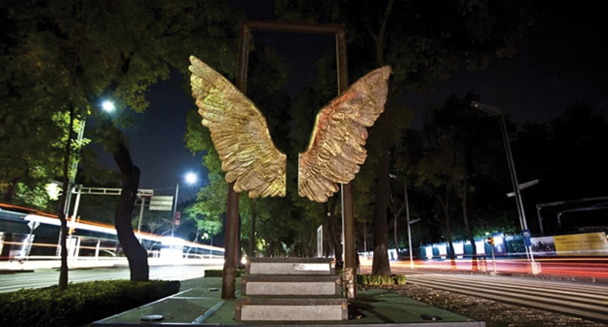 Reubicarán escultura ‘Alas de México’