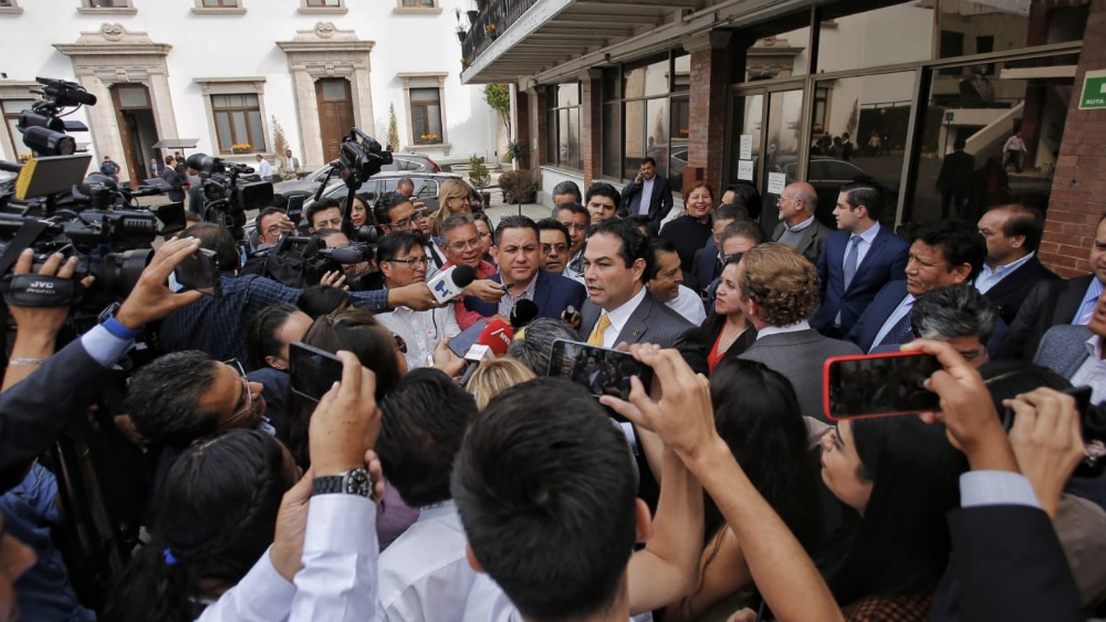 Alcaldes panistas abandonan diálogo en Gobernación