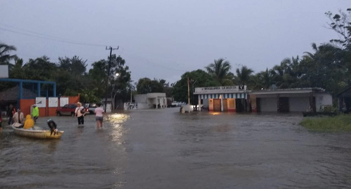 Intensas lluvias dejan más de mil 500 familias afectadas en Tamaulipas