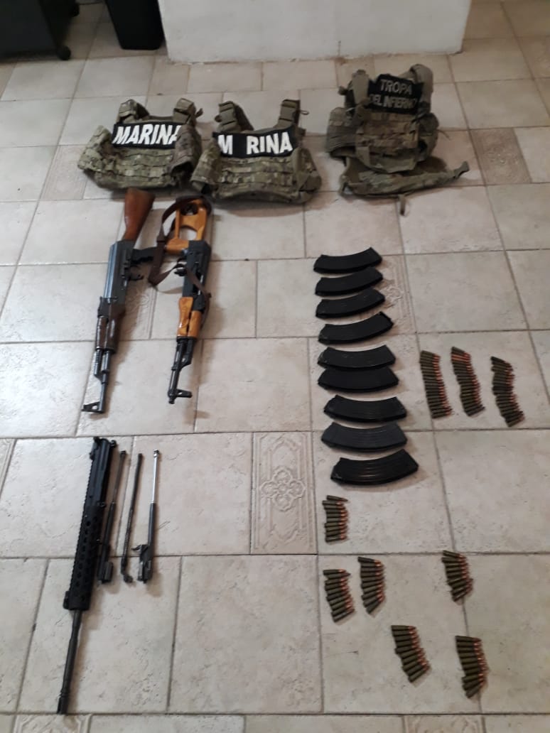 Aseguran armamento a 'Tropa del Infierno' en Tamaulipas - armamento-asegurado-en-tamaulipas