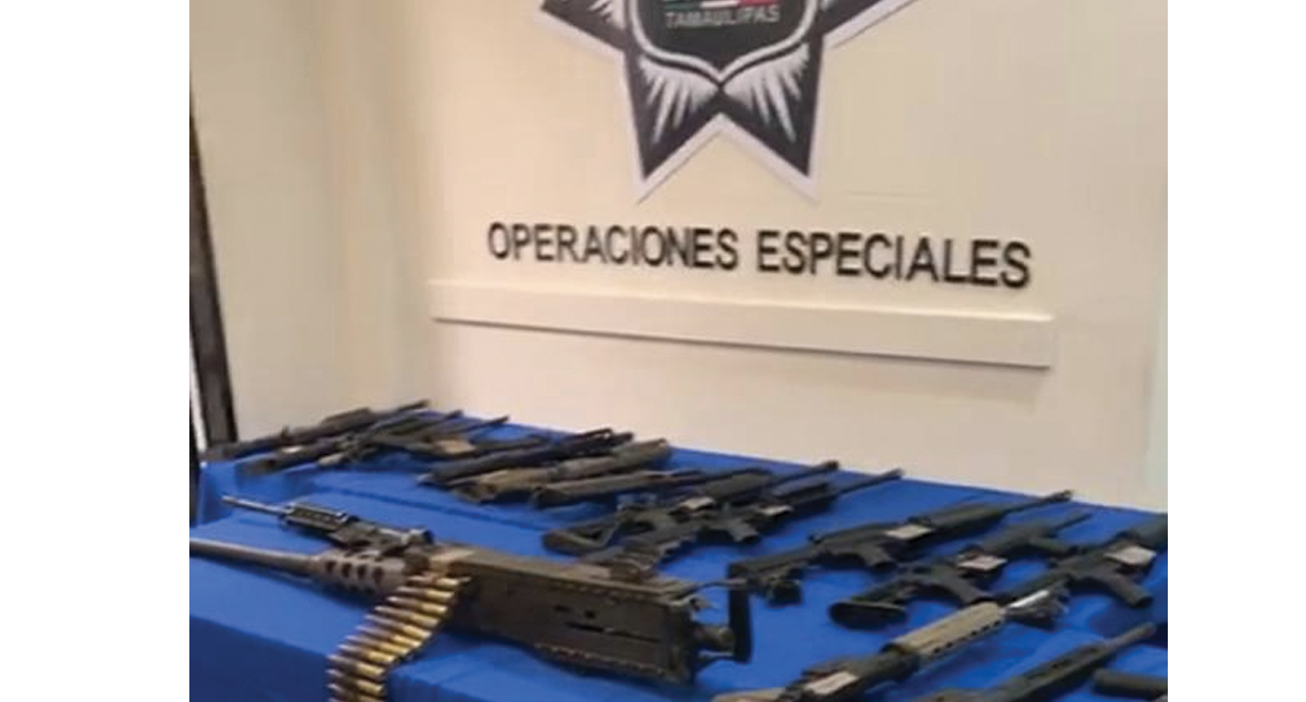 Decomisan arsenal en Río Bravo, Tamaulipas - arsenal-tamaulipas
