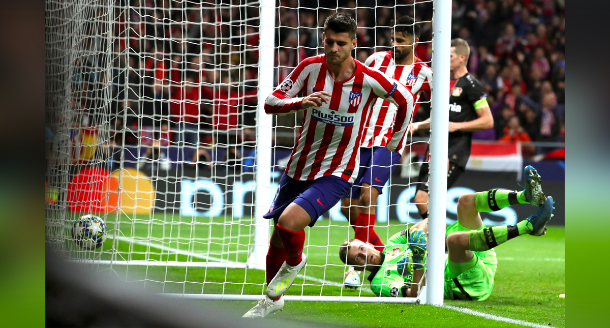 Álvaro Morata da el triunfo al Atlético de Madrid frente al Leverkusen