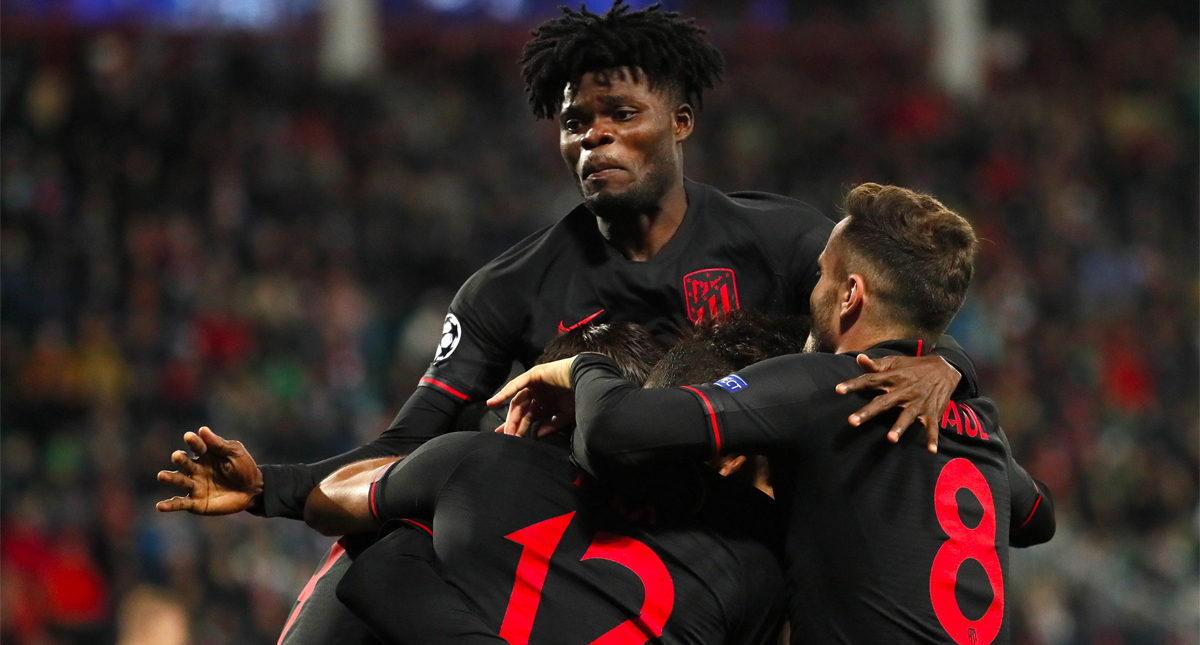 Atlético de Madrid vence al Lokomotiv en la Champions
