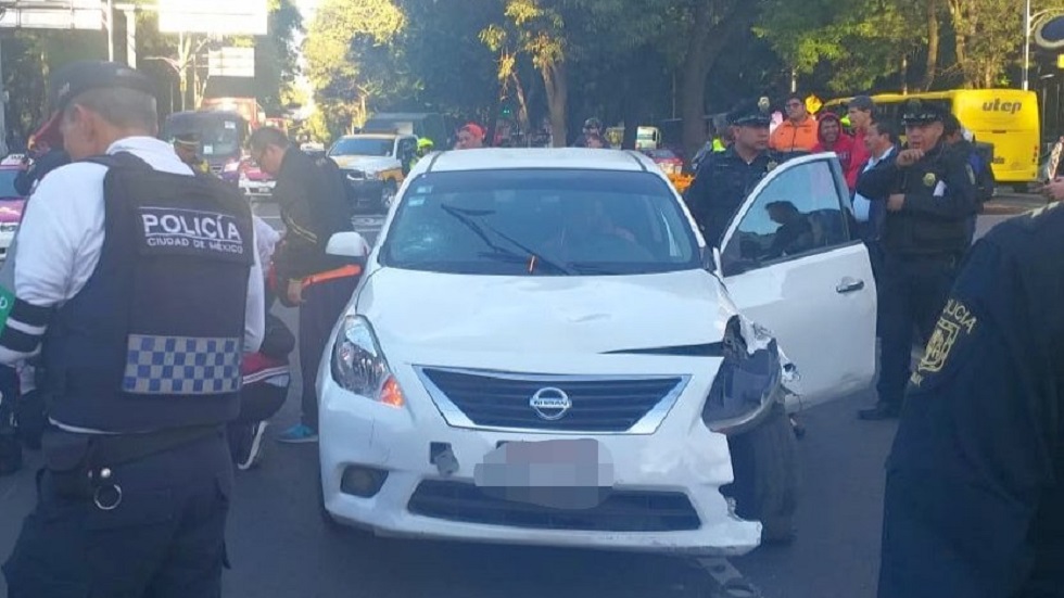 Automovilista atropella a cuatro personas sobre Paseo de la Reforma - atropello-de-cuatro-personas-sobre-paseo-de-la-reforma