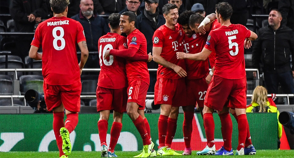 Bayern de Múnich golea al Tottenham en la Champions