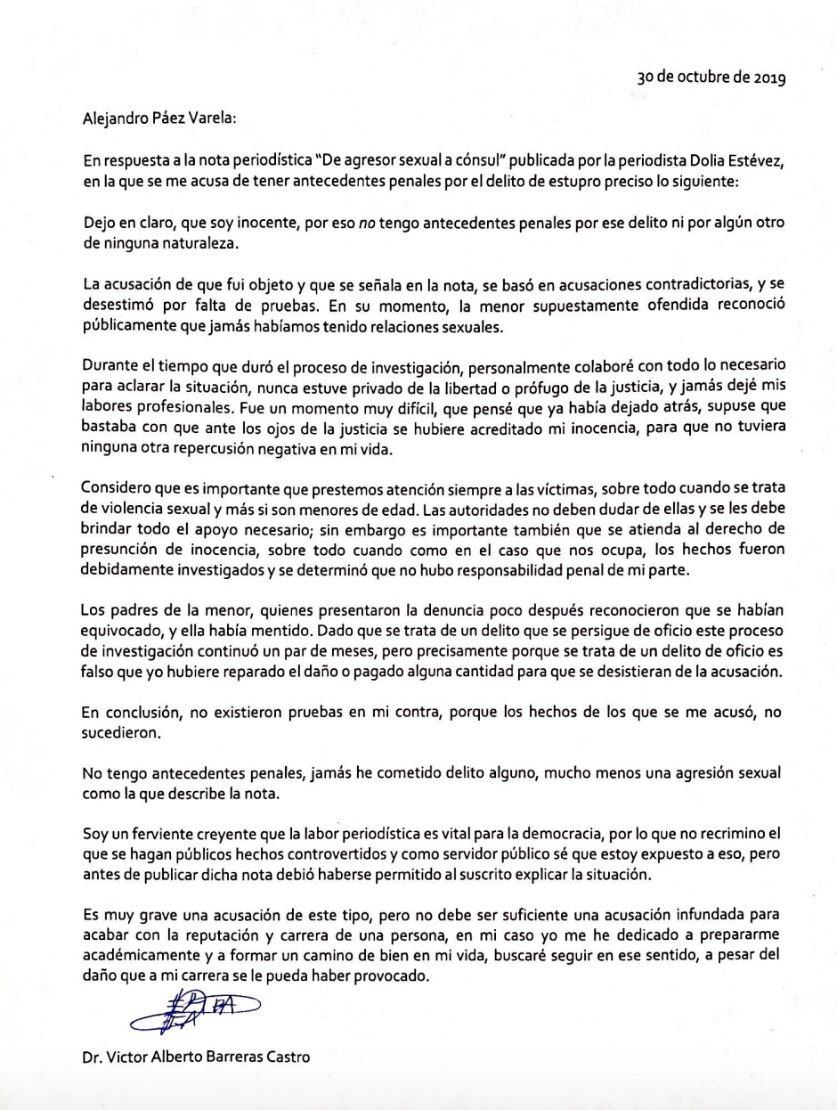 Víctima del Cónsul de México en Las Vegas rechaza acusación; 'es falsa y sin fundamento' - captura-de-pantalla-2019-10-30-a-las-184804