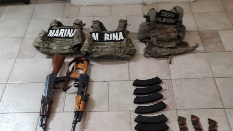 Aseguran armamento a ‘Tropa del Infierno’ en Tamaulipas