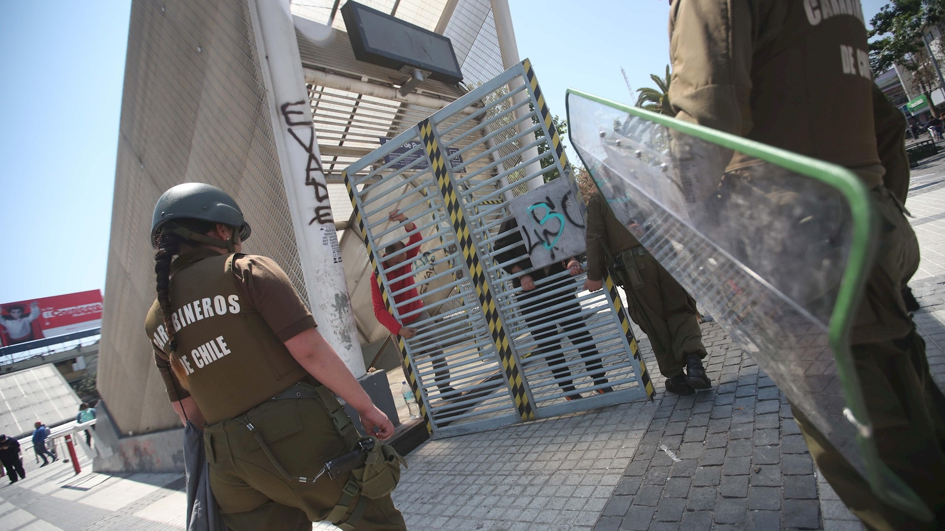 Continúan las protestas en Chile por la desigualdad social