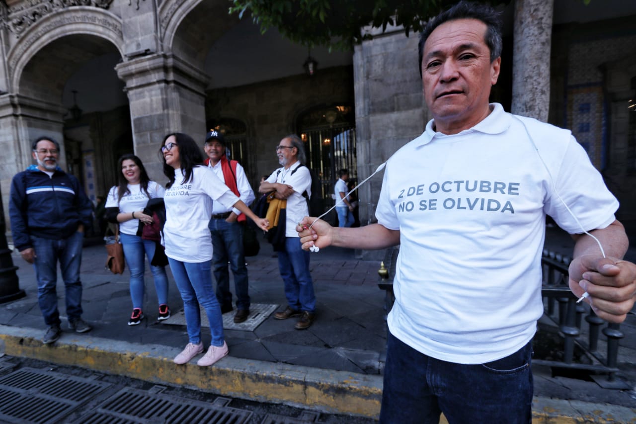 Llegan al Centro Histórico integrantes del 'cinturón de paz' - cinturon-de-paz1