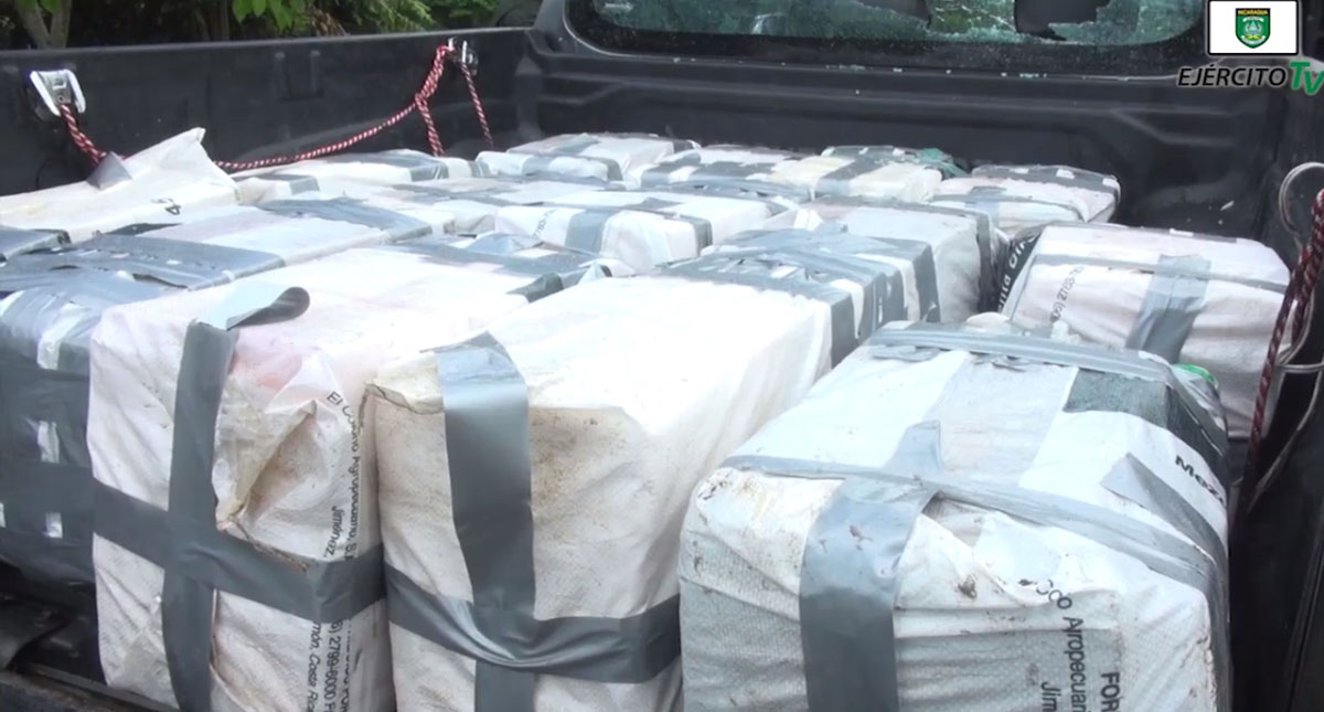 Mexicano muere en operativo antidrogas en Nicaragua - cocaina-decomisada-por-ejercito-de-nicaragua
