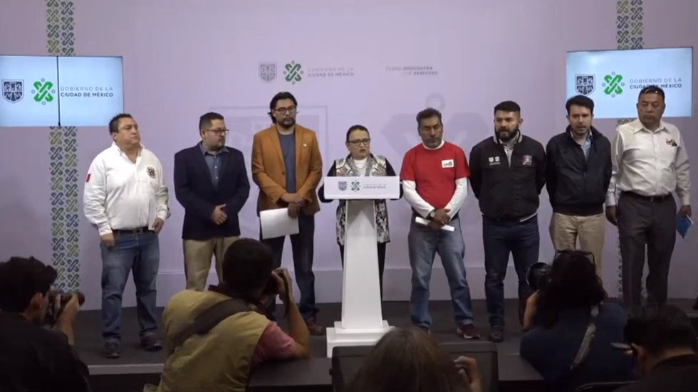 Taxistas cancelan marcha de este lunes en la Ciudad de México - conferencia-segob-cdmx-y-taxistas