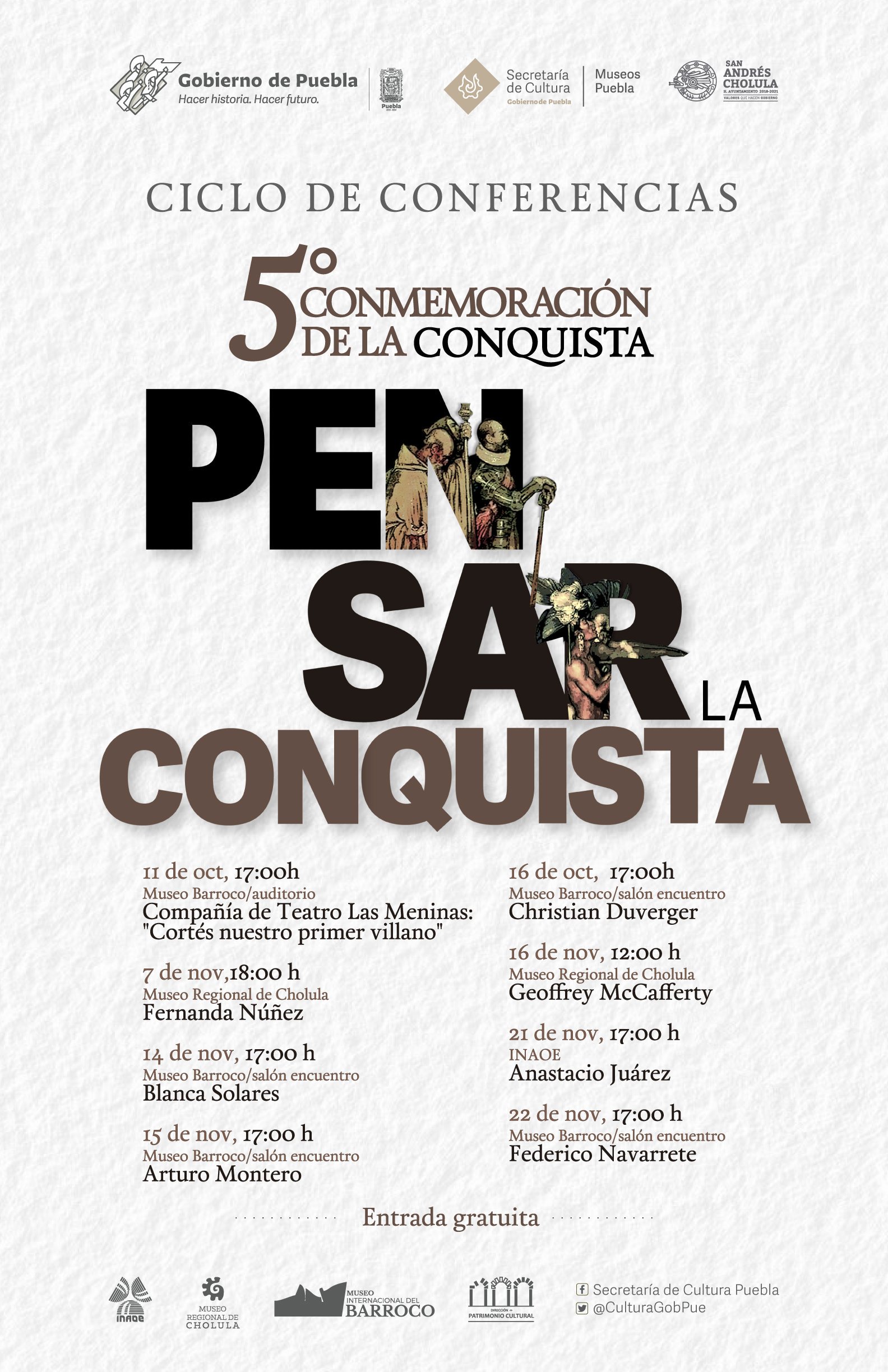 Así conmemorará Puebla el quinto Centenario de la Conquista - conquista-puebla