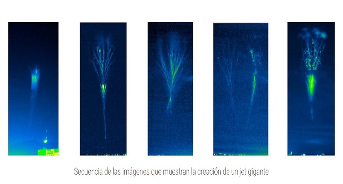 Fotografían por primera vez la formación de una descarga eléctrica gigante - creacion-de-un-jet-gigante