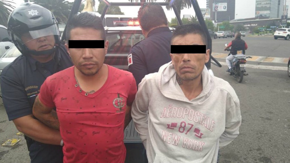Detienen a dos sujetos tras intento de asalto en Edomex