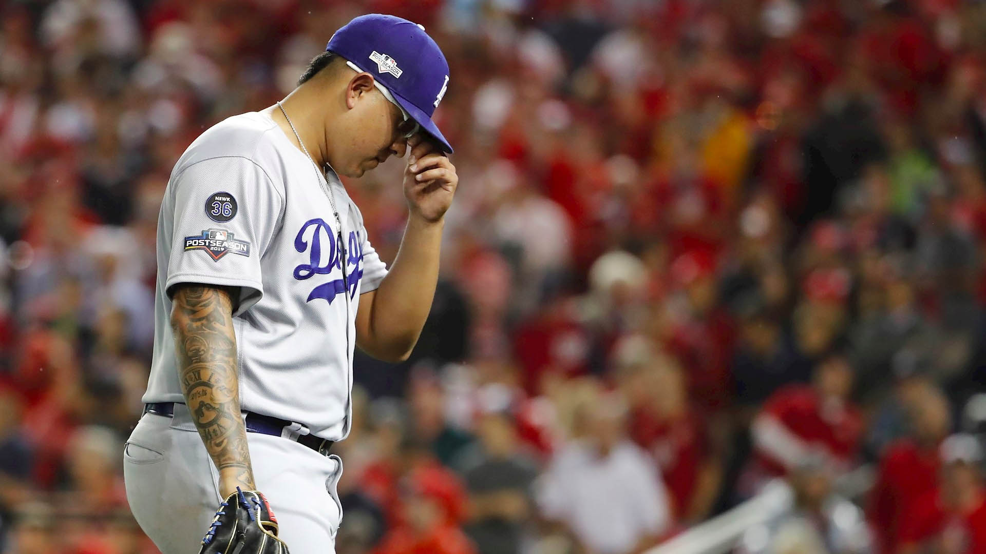 Urías carga con la derrota de los Dodgers ante Nationals; se empata la serie