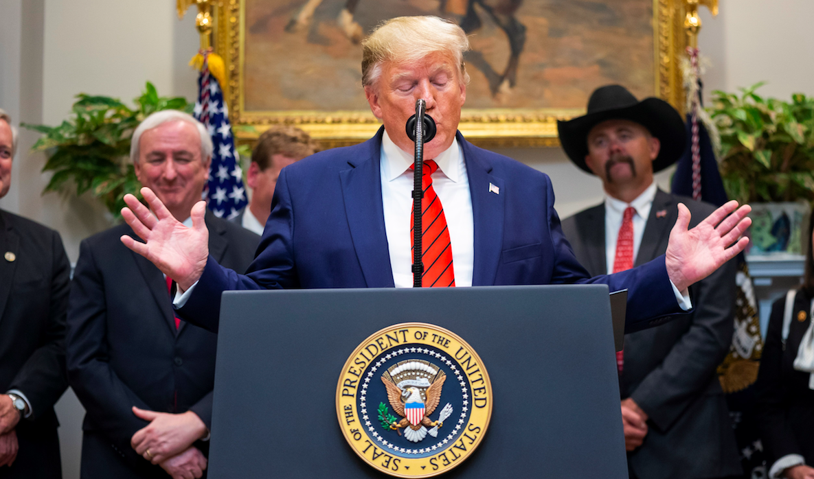 Trump asegura que juicio político en su contra se resolverá en el Tribunal Supremo