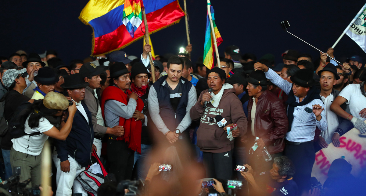 Al menos 714 personas fueron detenidas durante protestas en Ecuador