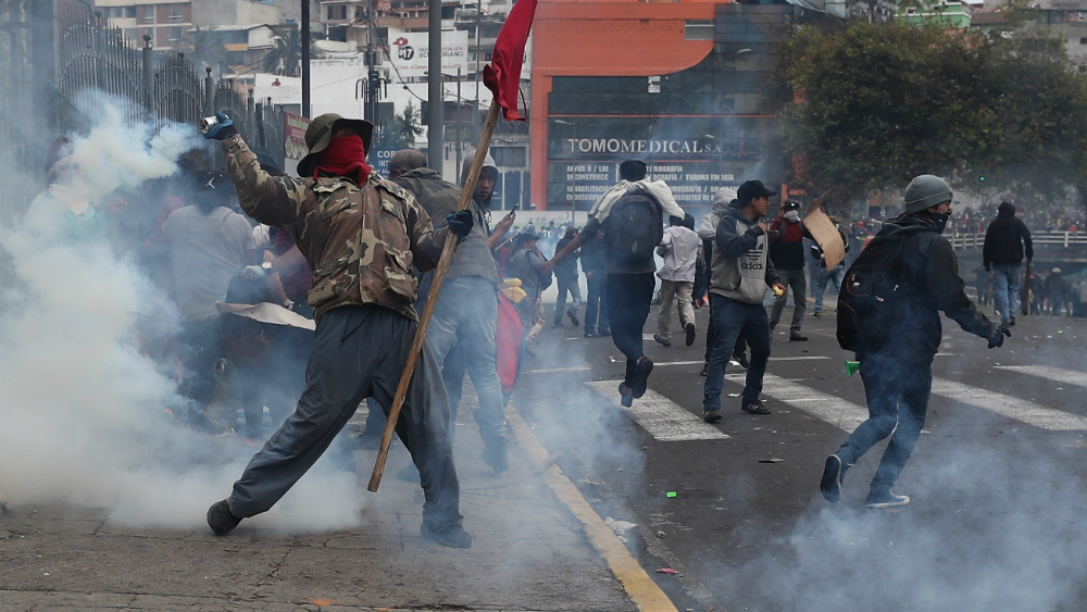 Sube a dos la cifra de muertos por las protestas contra gobierno en Ecuador