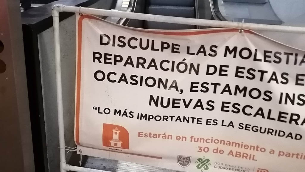 Abren indagatoria por lesionados en escaleras del Metro Polanco