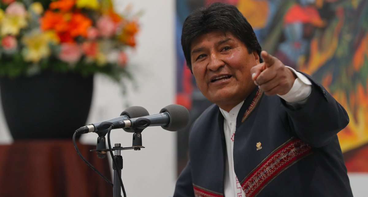 Evo Morales reta a comunidad internacional a recontar los votos de la elección