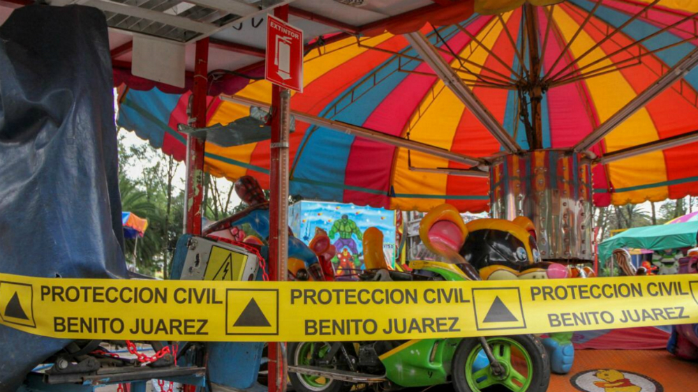 Por inseguros, retiran juegos mecánicos del Parque de los Venados