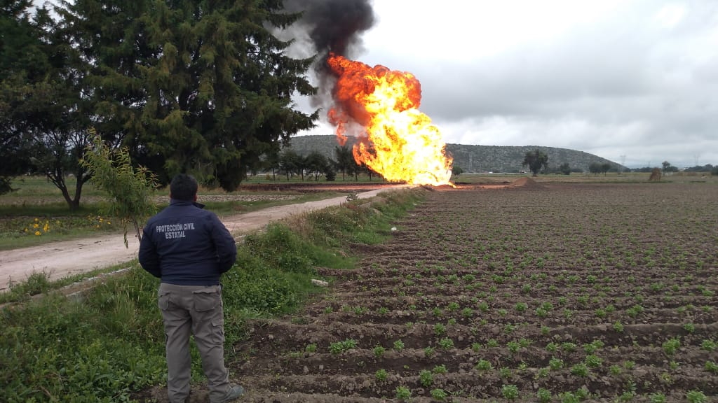 Reducen presión en fuga de gas LP en Tepeaca