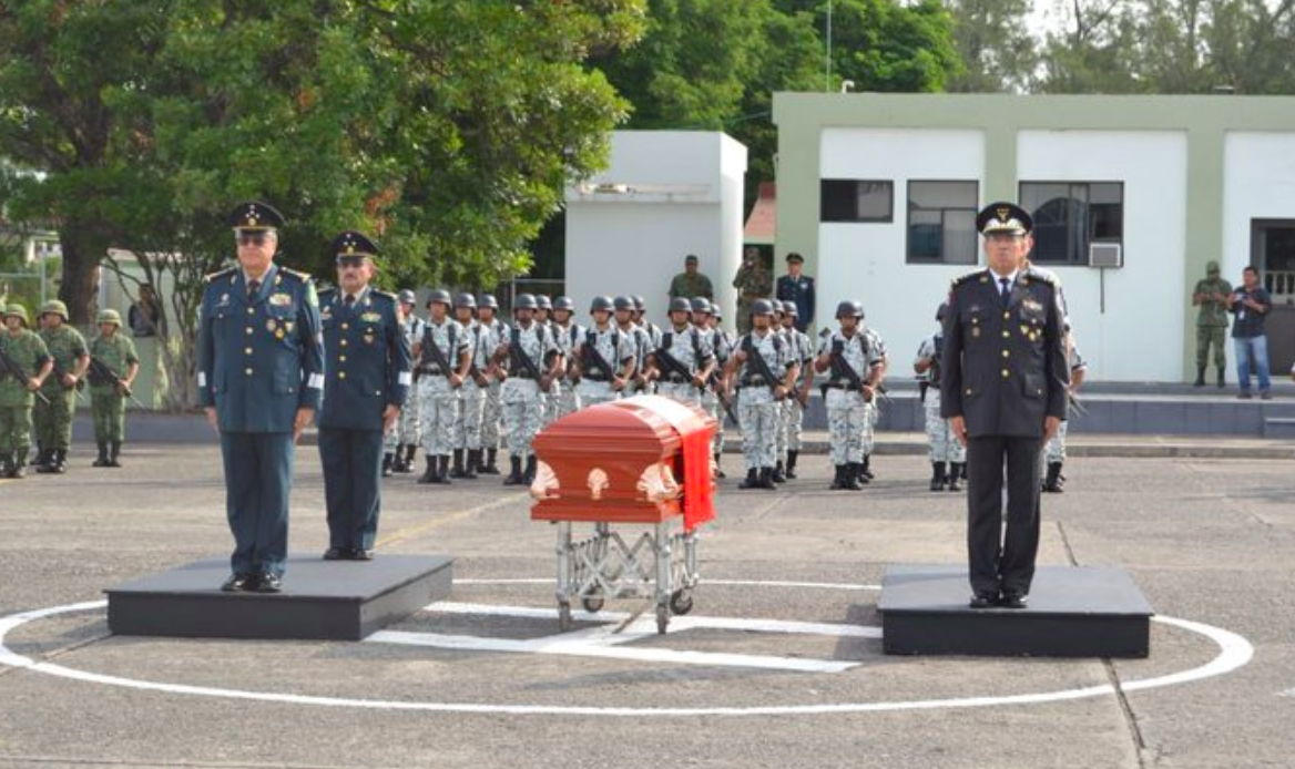 Realizan funeral de integrante de la GN que murió en balacera de Culiacán