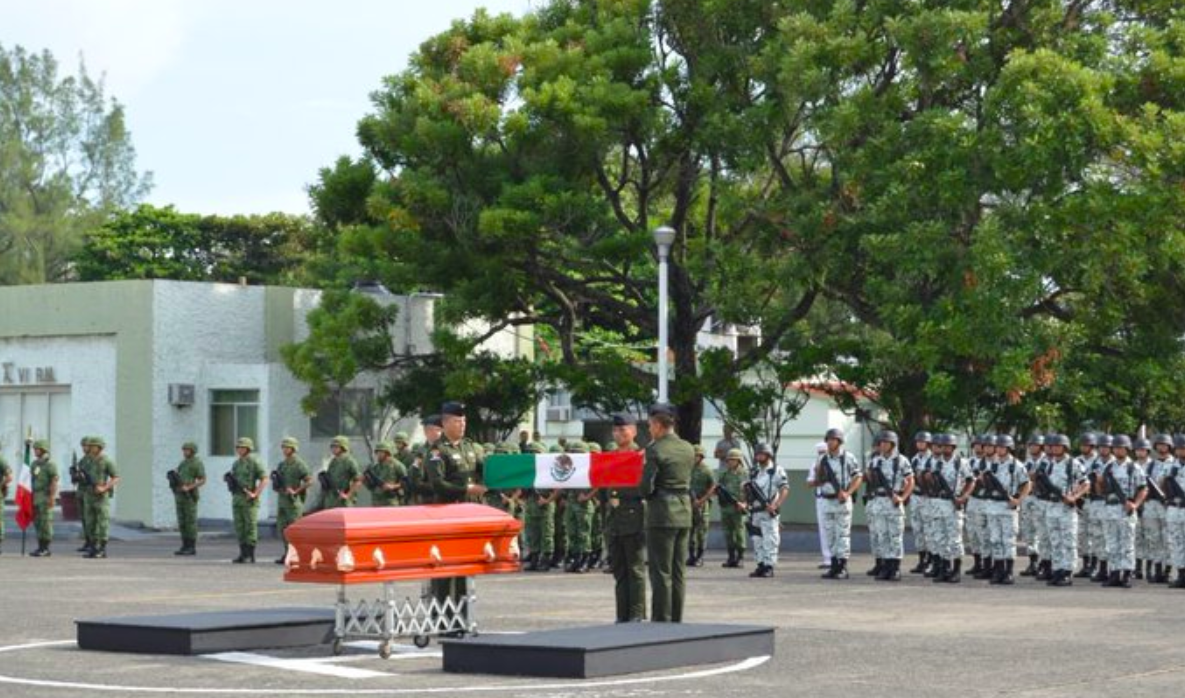 Realizan funeral de integrante de la GN que murió en balacera de Culiacán - funeral1