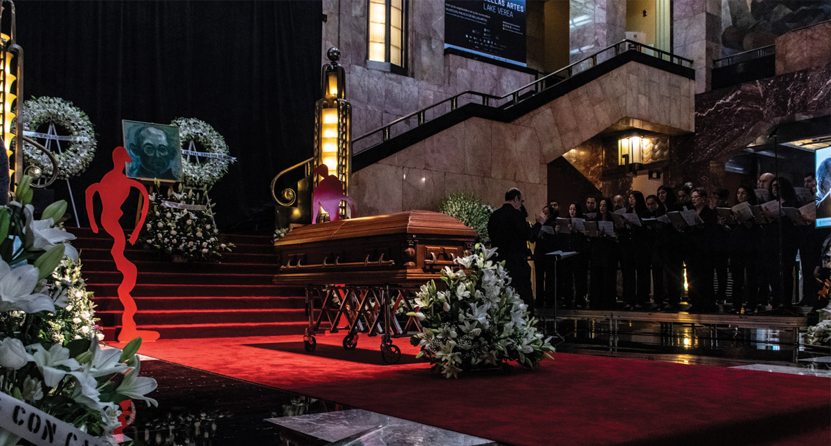 Realizan homenaje a Gilberto Aceves Navarro en Bellas Artes