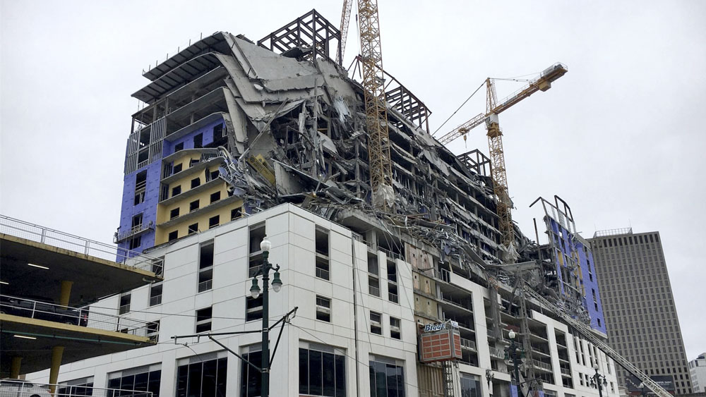 Colapso de grúa deja un muerto y al menos 18 lesionados en Nueva Orleans