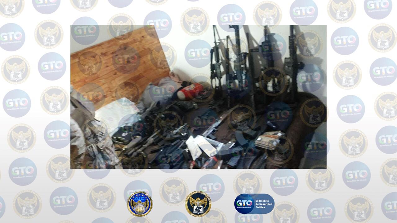 Detienen a 15 peligrosos delincuentes en Guanajuato - guanajuato-detenidos-asegurado-decomisado-2