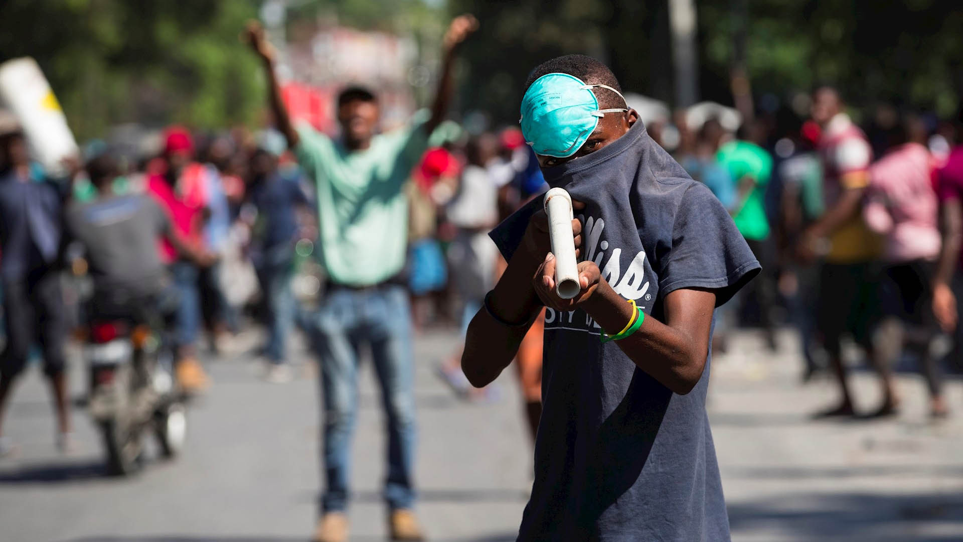 Protestas en Haití dejan al menos un muerto y un herido
