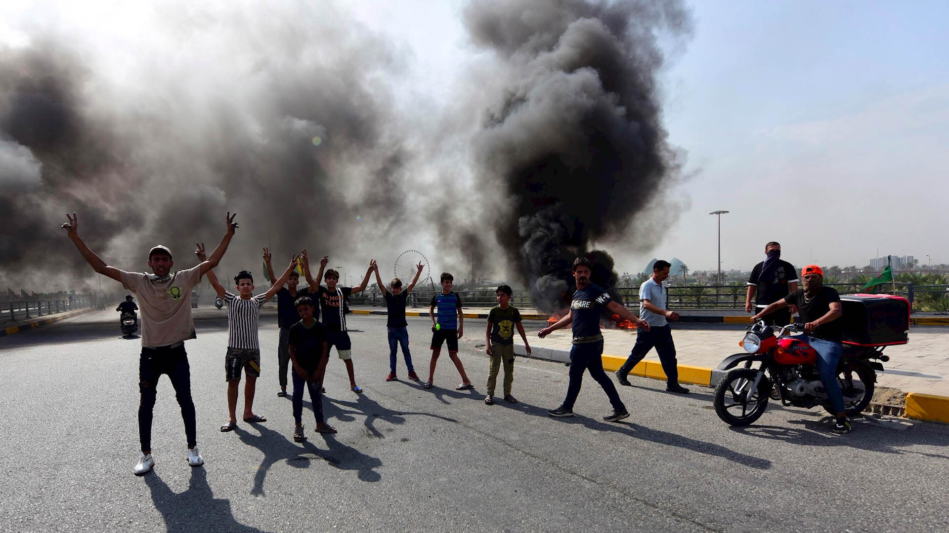 Segundo día de protestas en Irak deja cinco muertos