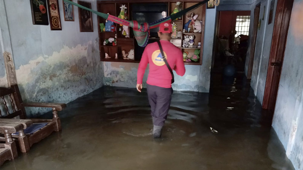 Lluvias dejan afectaciones en tres municipios de Tabasco