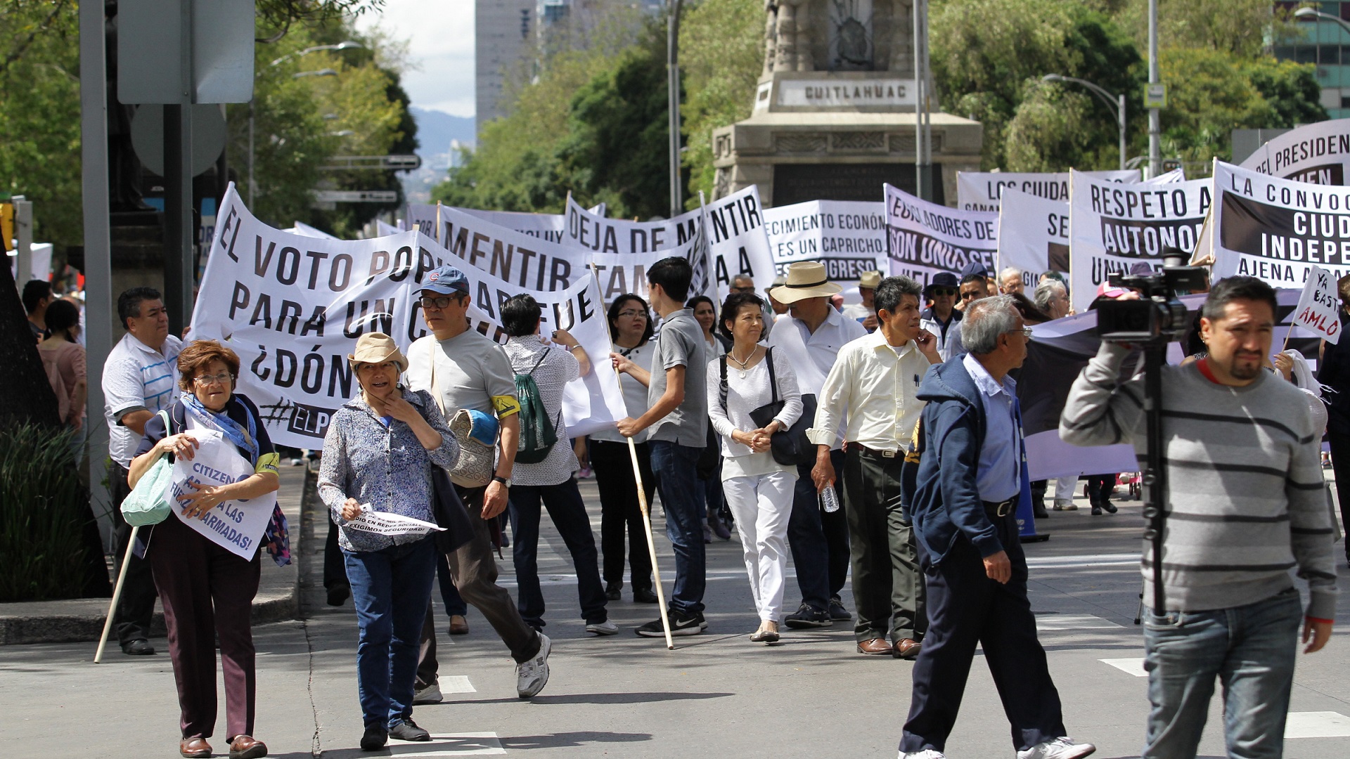 Las manifestaciones de este miércoles en la Ciudad de México