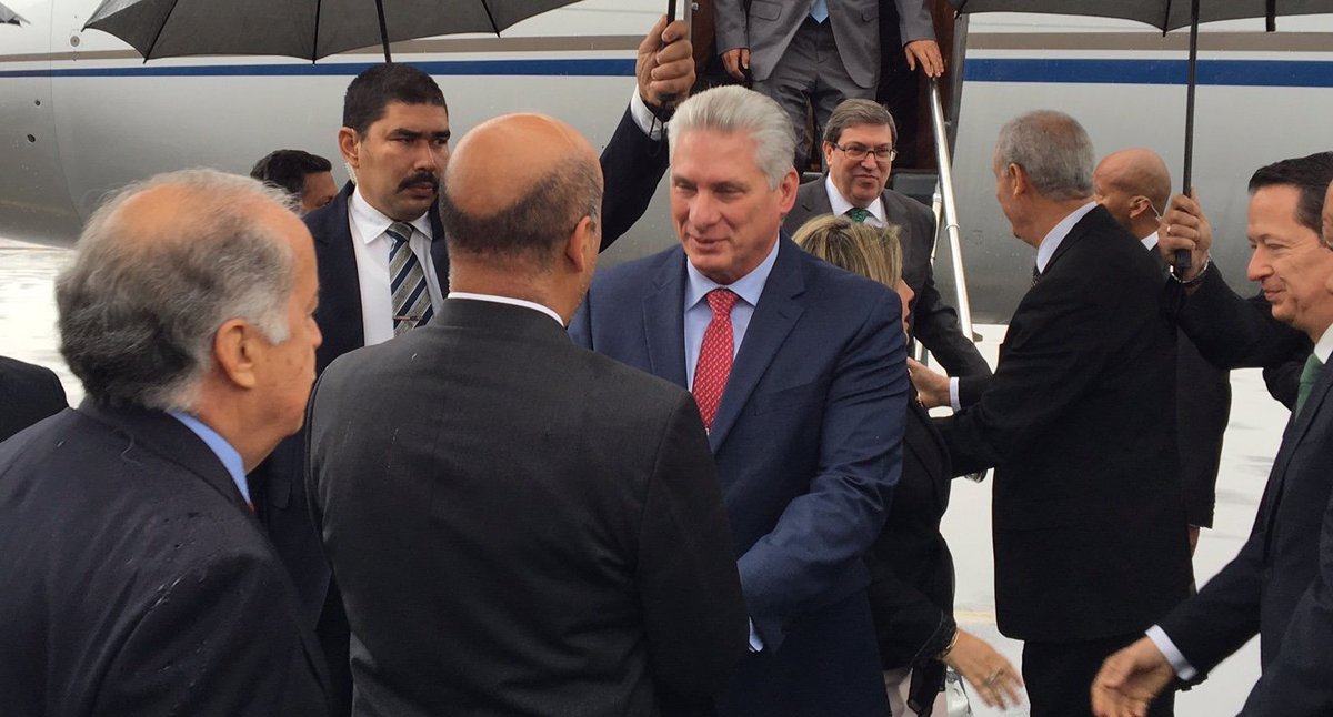 SRE da la bienvenida a Díaz-Canel