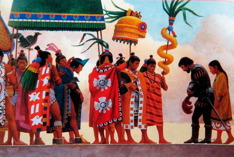 500 años del encuentro entre Motecuhzoma y Cortés - motecuhzoma