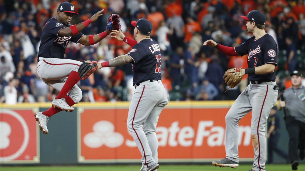 Nacionales ganan en Houston y obligan al séptimo juego Nacionales ganan en Houston y obligan al séptimo juego