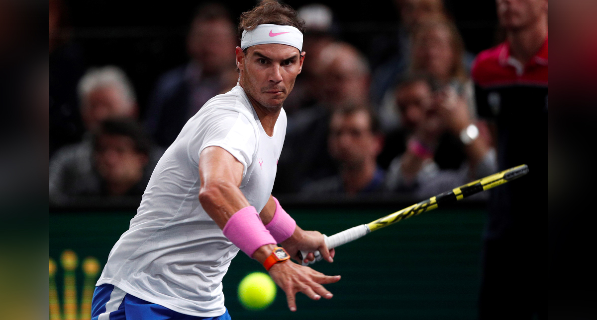 Nadal reconoce que bajo techo es donde menos torneos ha ganado